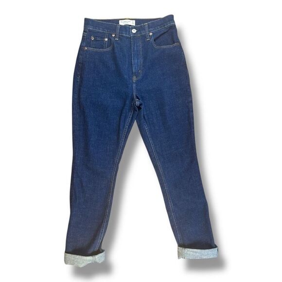 Abercrombie & Fitch Women’s The Slim Straight Ultra High Rise Jeans Sz 4 / 27 - Picture 1 of 8